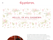 Tablet Screenshot of designbyayu.com